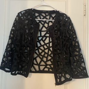 Ark & Co Embroidered Sheer Jacket